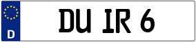 Truck License Plate